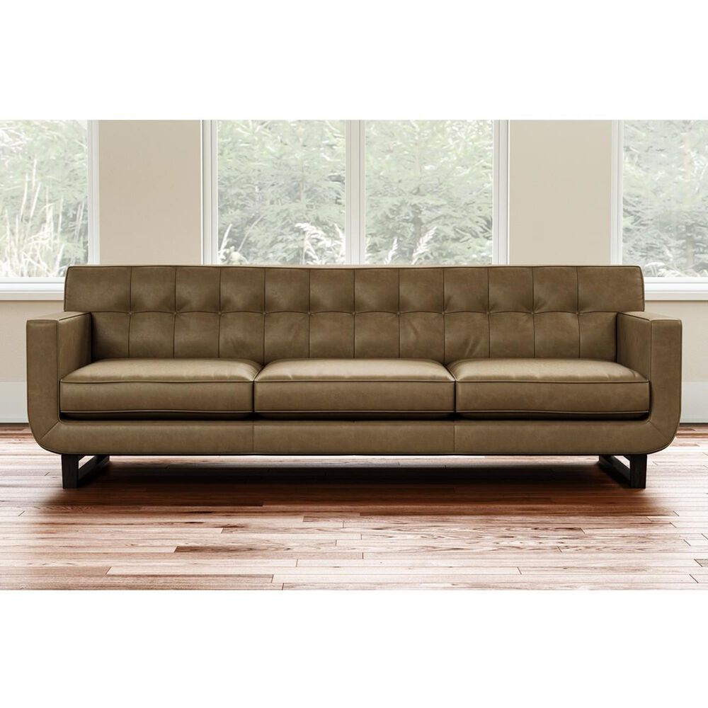 Interlochen Leather Sofa in Camel, , large