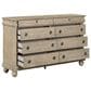 Belle Furnishings Rustic Traditions 8-Drawer Dresser in Saddle Tan, , large