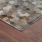 Dalyn Rug Company Kaleidoscope Pewter 8" x 10" Indoor/Outdoor Area Rug, , large