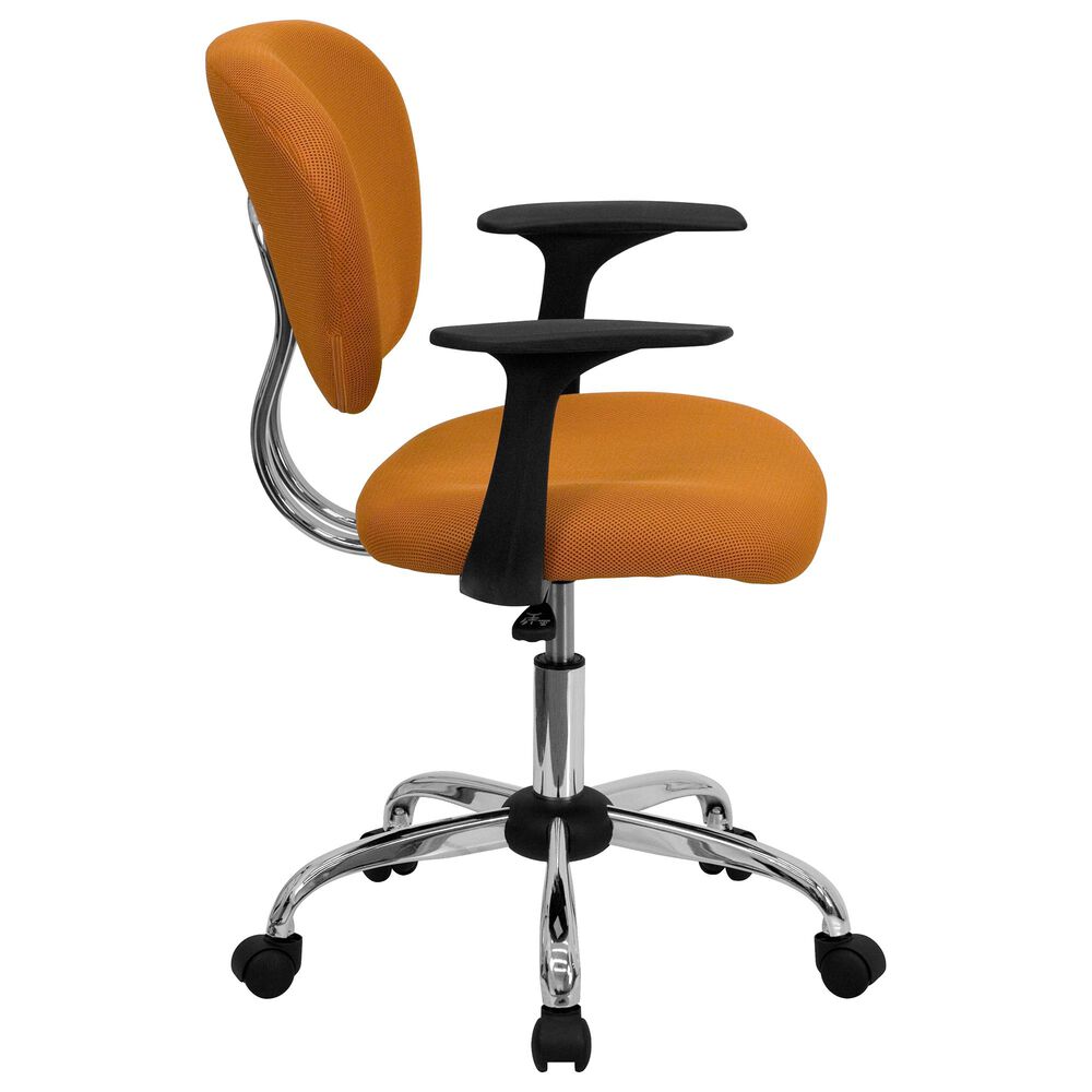Flash Furniture Swivel Task Chair in Orange, , large