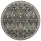 Dalyn Rug Company Hatay HY6 8" Round Black Area Rug, , large
