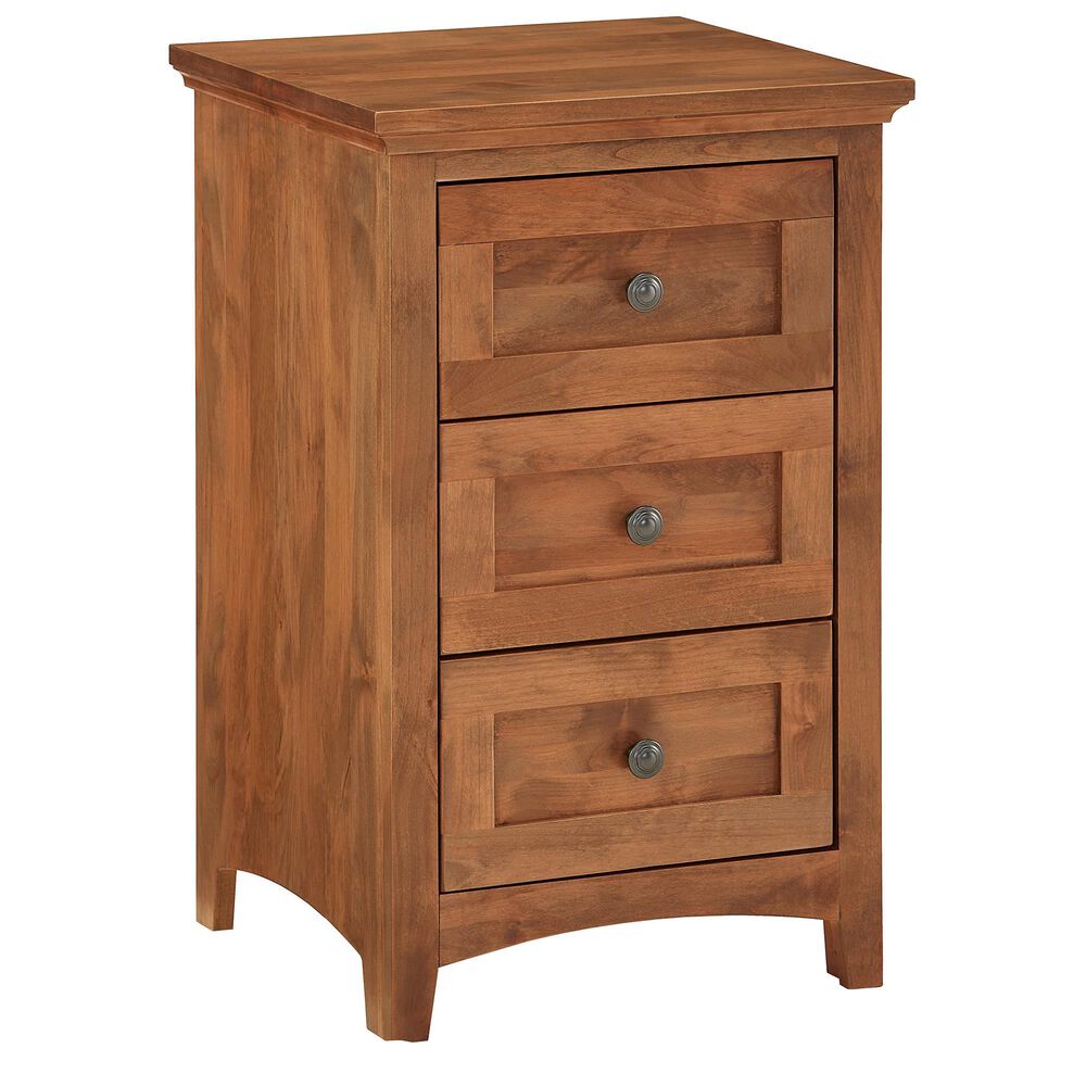 Archbold Furniture Company Emmerson 3-Drawer Nightstand in Golden Pecan, , large