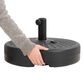 CorLiving Round Umbrella Base in Dark Grey, , large