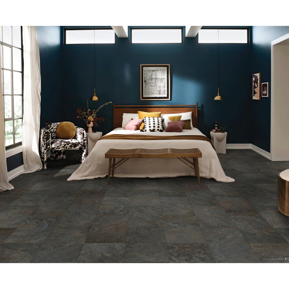 COREtec Balanced Retreat Eclipse Slate 12" x 24" Luxury Vinyl Tile, , large