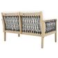 HOMLUX 2-Piece Outdoor Conversation Set with Cushions in Cream and Dark Gray, , large