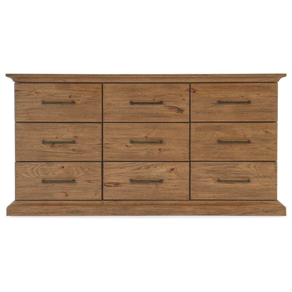 Hooker Furniture Big Sky 3-Piece King Bedroom Set in Charred Timber, Furrowed Bark and Vintage Natural, , large