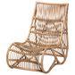 Baxton Studio Genera Rattan Lounge Chair in Natural, , large