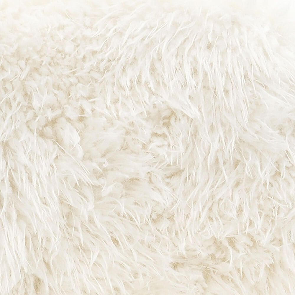 Furniture of America Lumir Long-Haired Accent Chair in White, , large