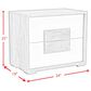 Mayberry Hill San Matteo 4-Piece Full Bedroom Set in Ash Grey and White, , large