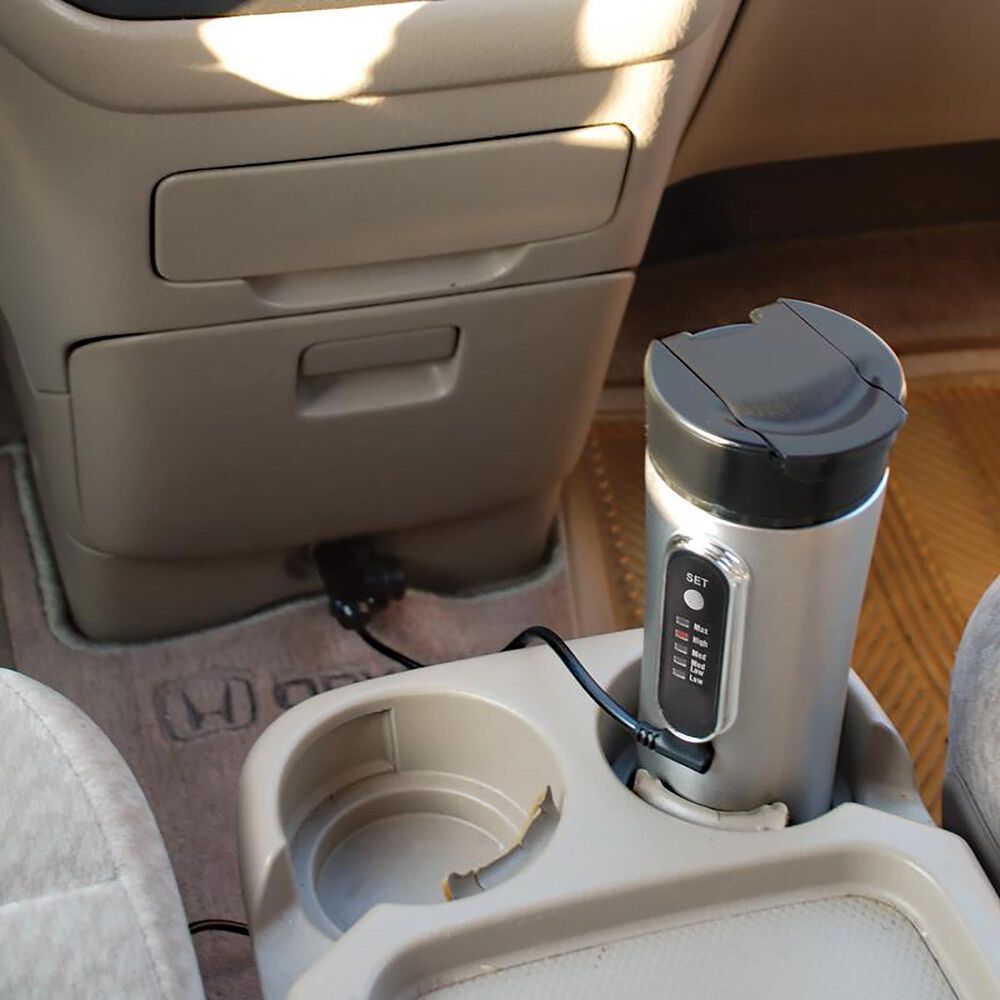 RoadPro 12-Volt 15Oz. Premium Heated Travel Mug, , large