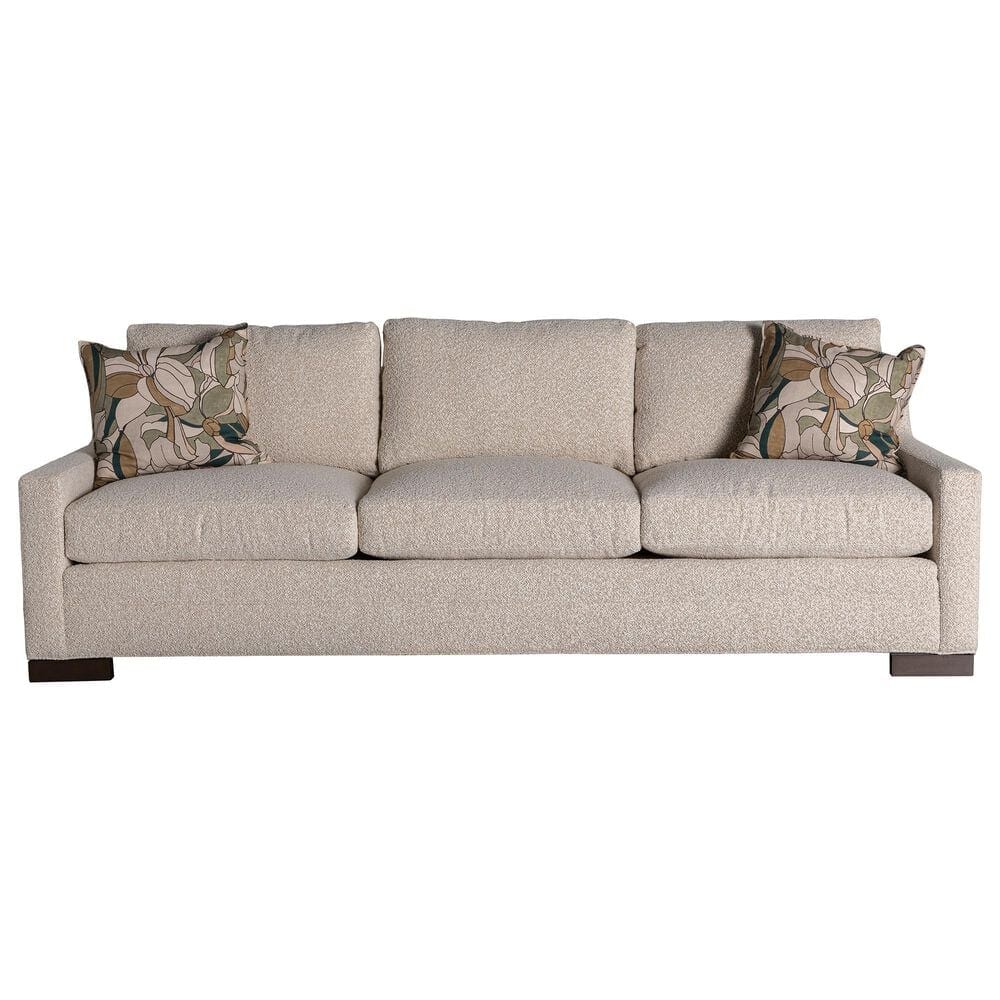 VANGUARD Fairgrove Stationary Sofa in Kate Sand and Vision Pine, , large