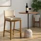 Armen Living Yaneli Swivel Bar Height Stool in Amber Glow, , large