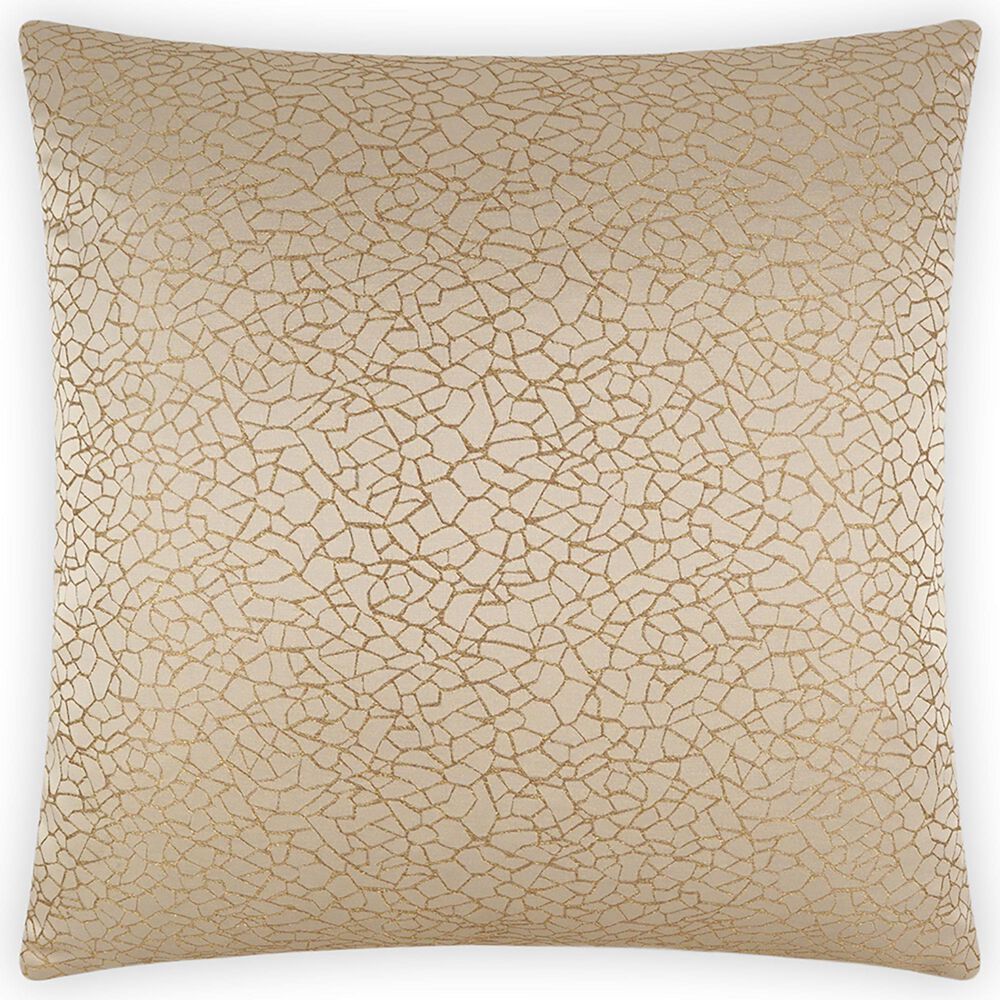 D.V.Kap Inc Gravel 24" x 24" Throw Pillow in Gold, , large