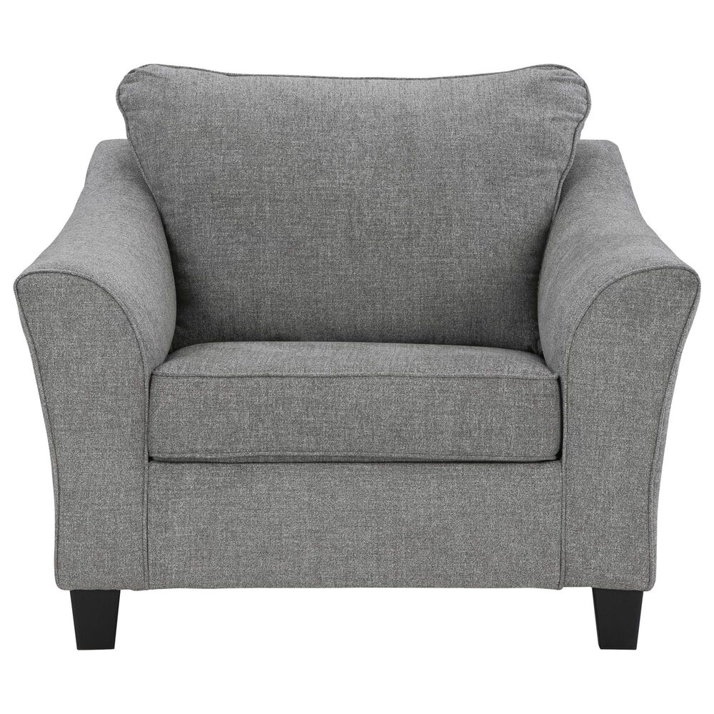 Ashley Mathonia Oversized Chair in Smoke, , large