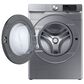 Samsung 4.5 Cu. Ft. Front Load Washer and 7.5 Cu. Ft. Gas Dryer Laundry Pair in Platinum, , large