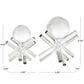 Maple and Jade Jack Decorative Sculpture with Resting Orb in Clear (Set of 2), , large
