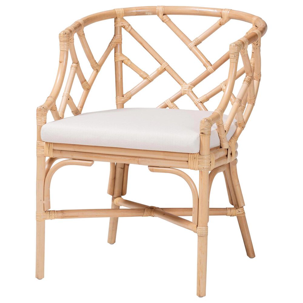 Baxton Studio Padma Arm Chair in Natural, , large