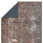 Jaipur Harman Minita 9" x 12" Coffee Liqueur, Trellis, Blue Graphite, Lead Gray and Toasted Coconut Area Rug, , large