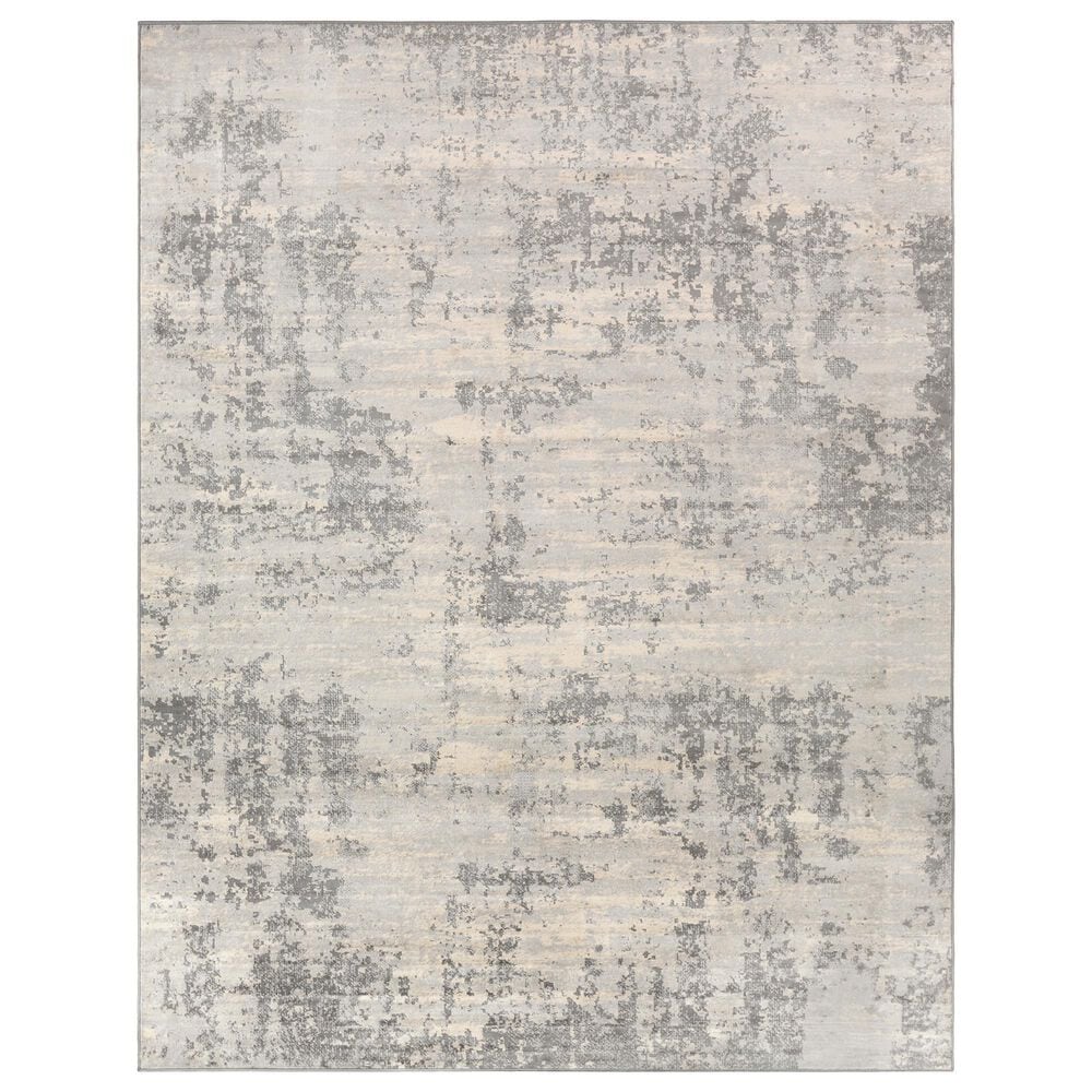 Surya Monaco MOC-2311 7"9" x 10"3" Silver Gray and Cream Area Rug, , large