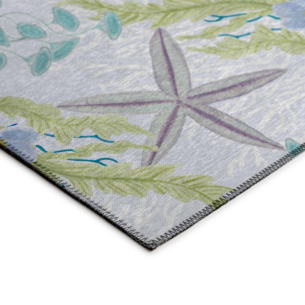 Dalyn Rug Company Seabreeze 5&#39; x 7&#39;6&quot; Silver Indoor/Outdoor Area Rug, , large