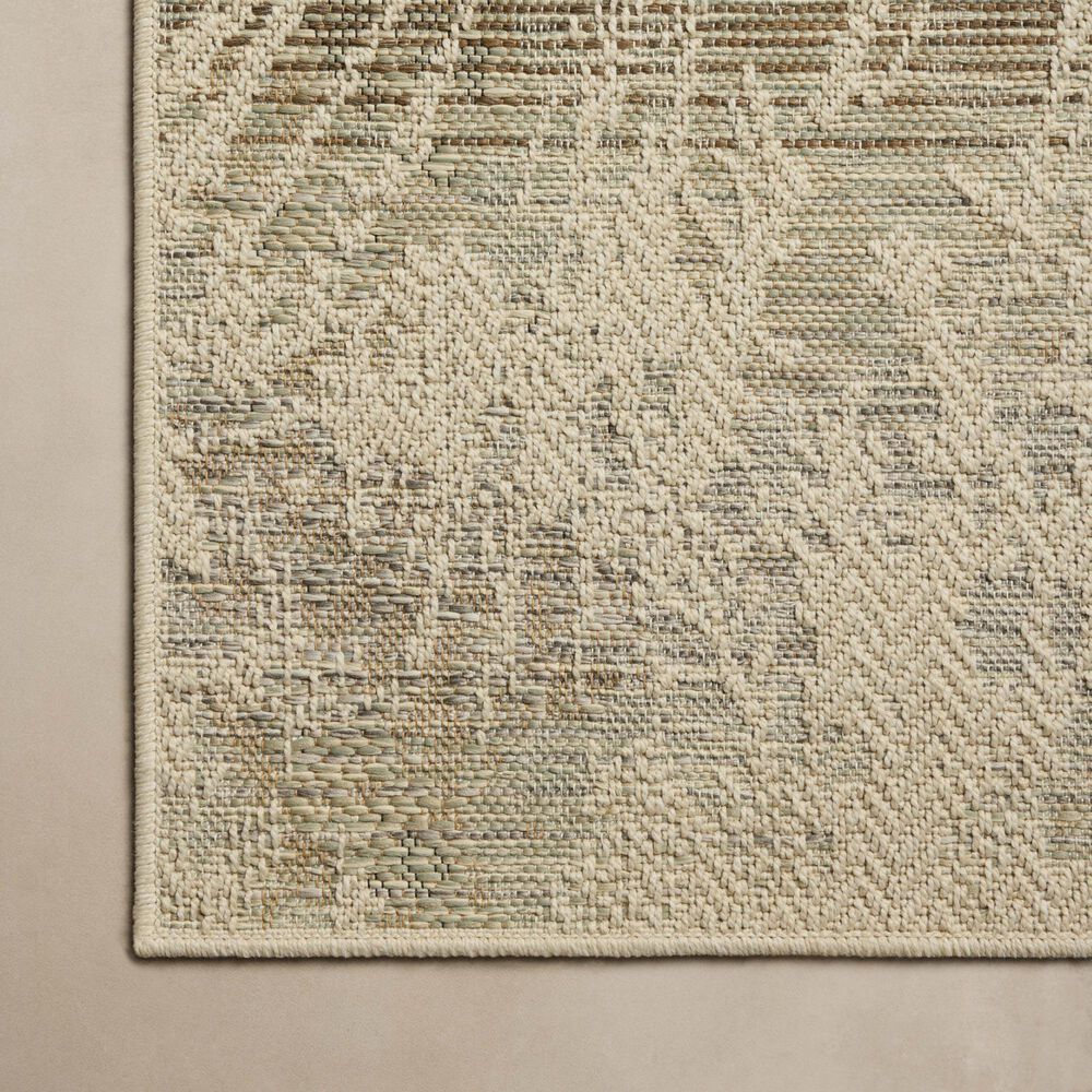 Loloi Saylor Ivory and Stone 11' x 15' Indoor/Outdoor Area Rug, , large