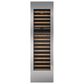 Sub Zero 24" Wine Storage Door Panel with Tubular Handle - Right Hinge in Stainless Steel, , large