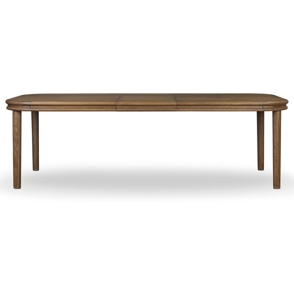 Four Hands Florent Extension Dining Table in Amber - Table Only, , large