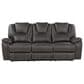 Steve Silver Katrine Manual Reclining Sofa in Charcoal, , large