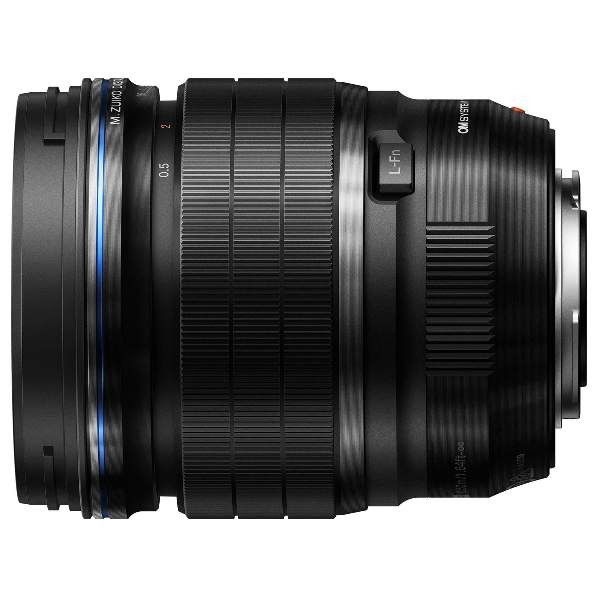 OM System M.Zuiko Digital ED 45mm f/1.2 Pro Lens in Black