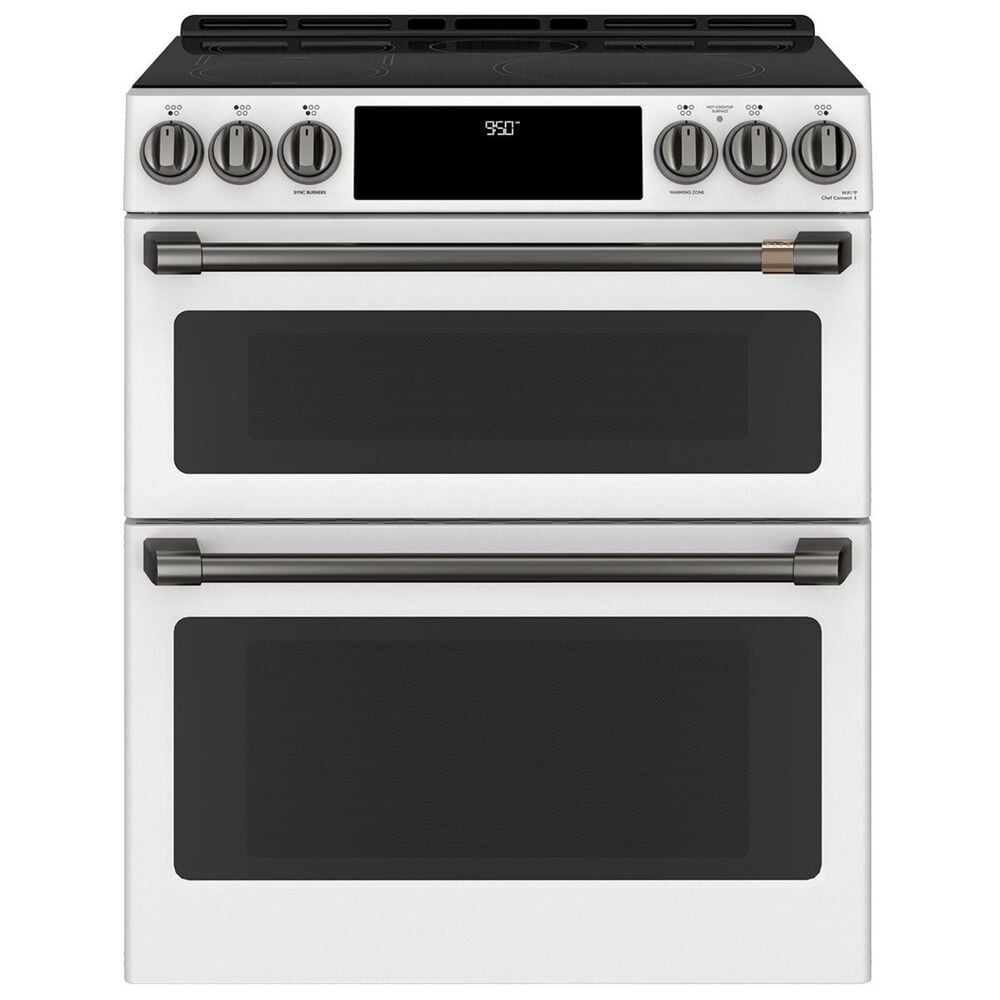 Cafe Handle and Knob Kit for Electric Range in Brushed Black, , large