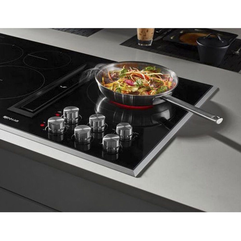 JennAir 36" JX3 Electric Downdraft Cooktop in Black Nebraska Furniture Mart
