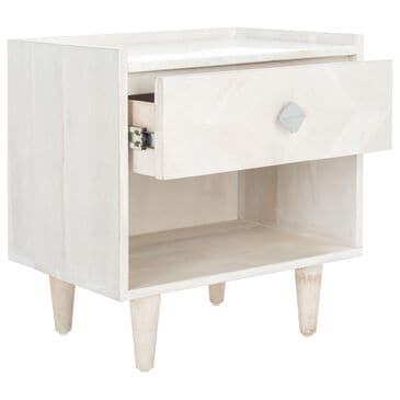 Safavieh Bora Nightstand in White Wash, , large