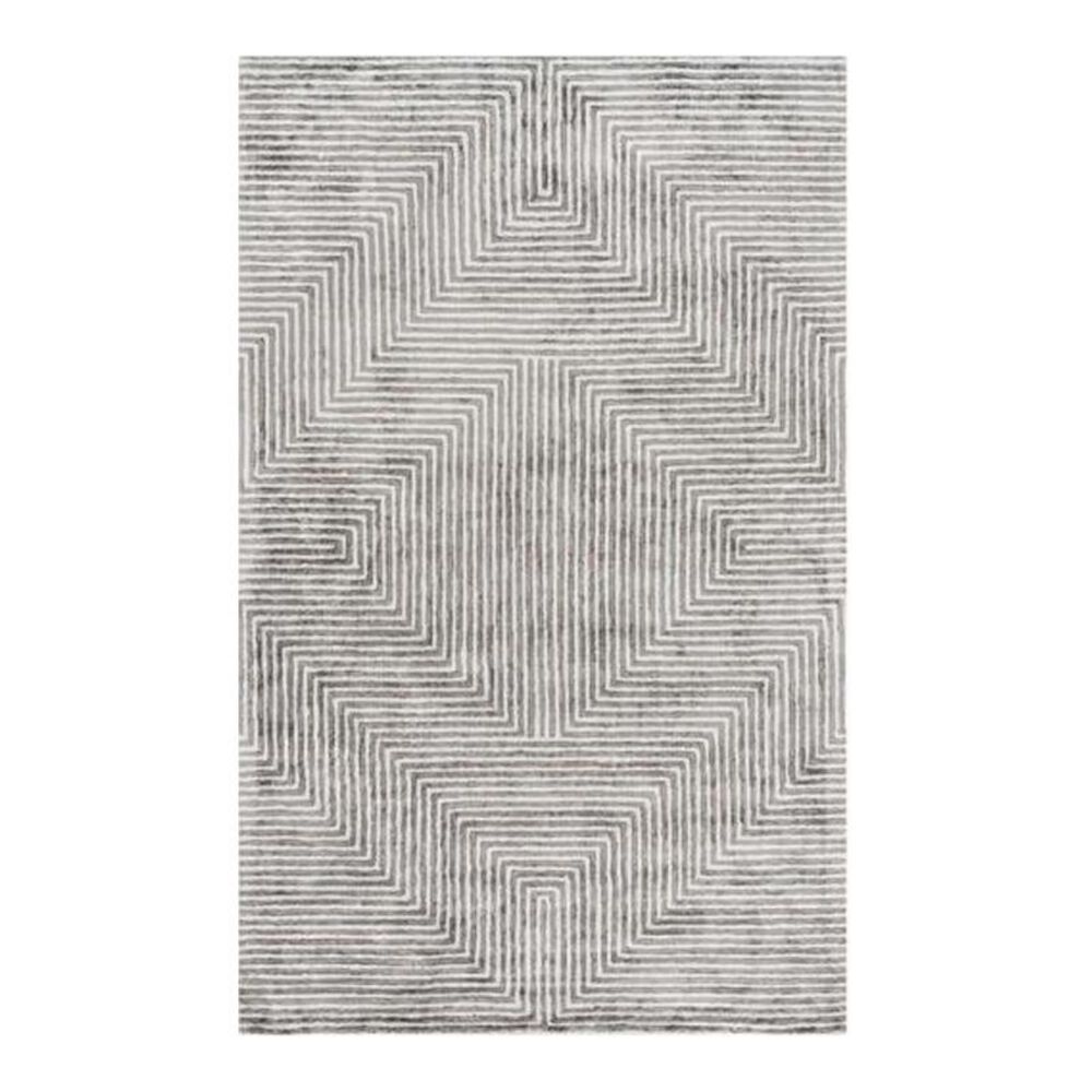 Surya Quartz QTZ-5000 8" x 10" Gray/Charcoal Area Rug, , large