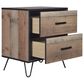 New Heritage Design Elk River 4-Piece Queen Bedroom Set in Rustic Brown and Black, , large