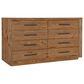 Hooker Furniture Big Sky 3-Piece King Bedroom Set in Brown, , large