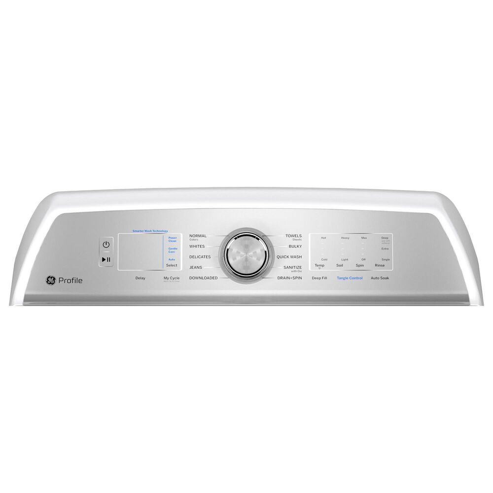 GE Profile 4.9 Cu. Ft. Top Load Washer with Agitator in White, , large