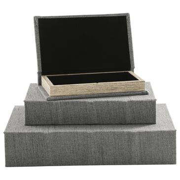 Ashley Jolina Decorative Box in Gray (Set of 3), , large
