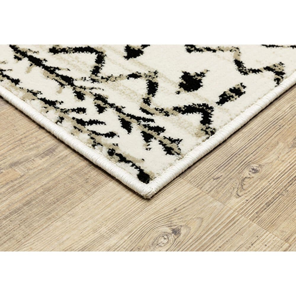 Oriental Weavers Georgia Tribal 8826E 9&#39;10&quot; x 12&#39;10&quot; Ivory Area Rug, , large