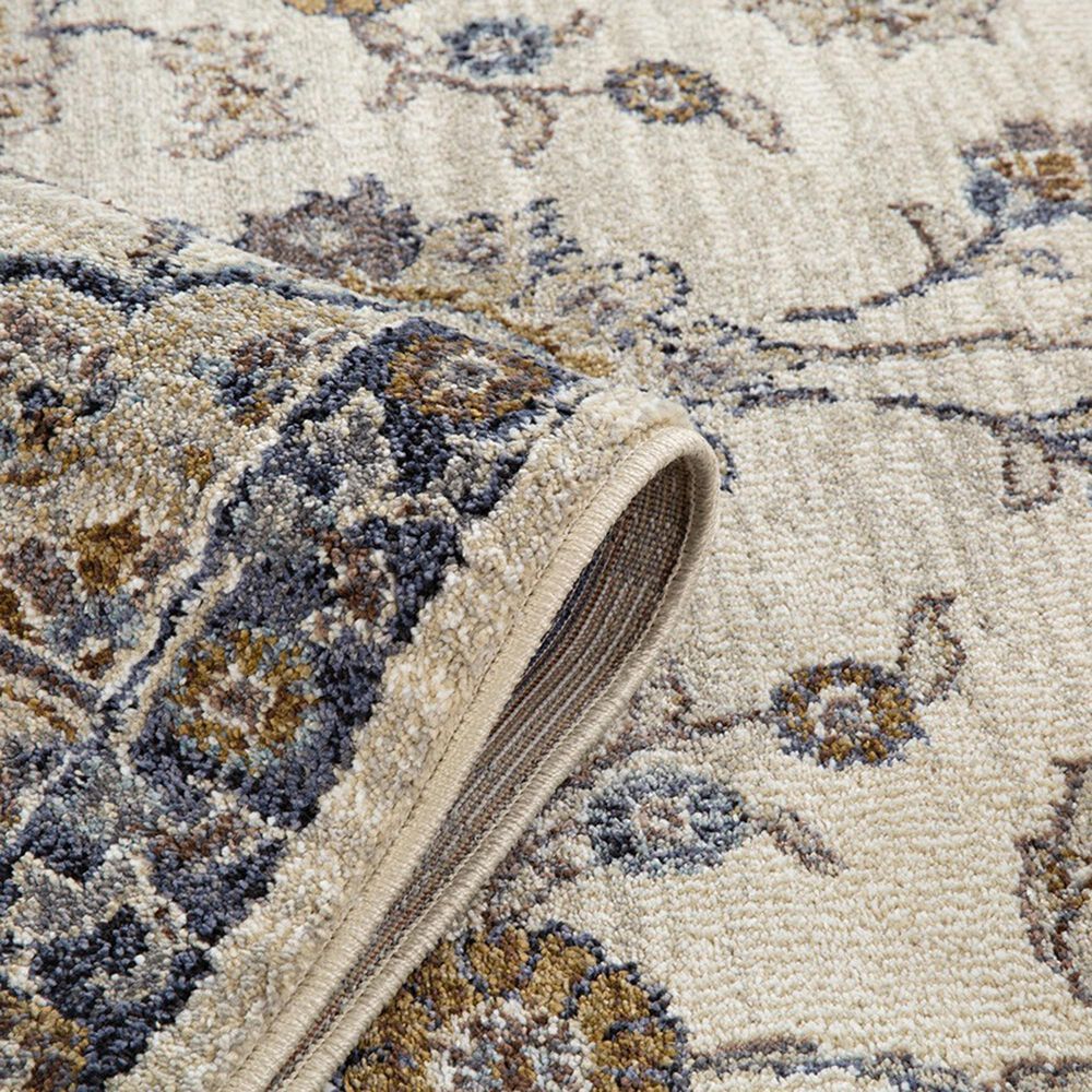 Amer Rugs Jordan 2&#39;7&quot; x 10&#39; Ivory and Charcoal Runner, , large