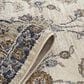Amer Rugs Jordan 2"7" x 10" Ivory and Charcoal Runner, , large