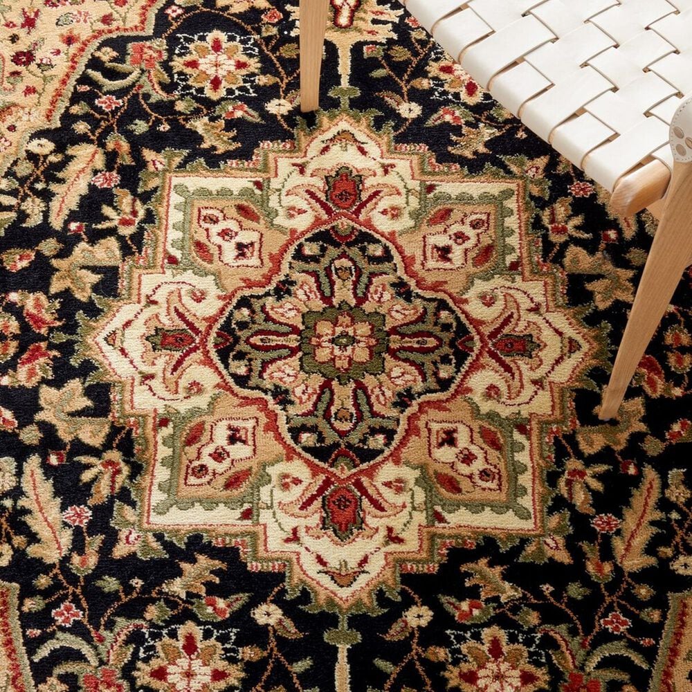 Safavieh Lyndhurst 5&#39;3&quot; x 7&#39;6&quot; Black and Beige Area Rug, , large