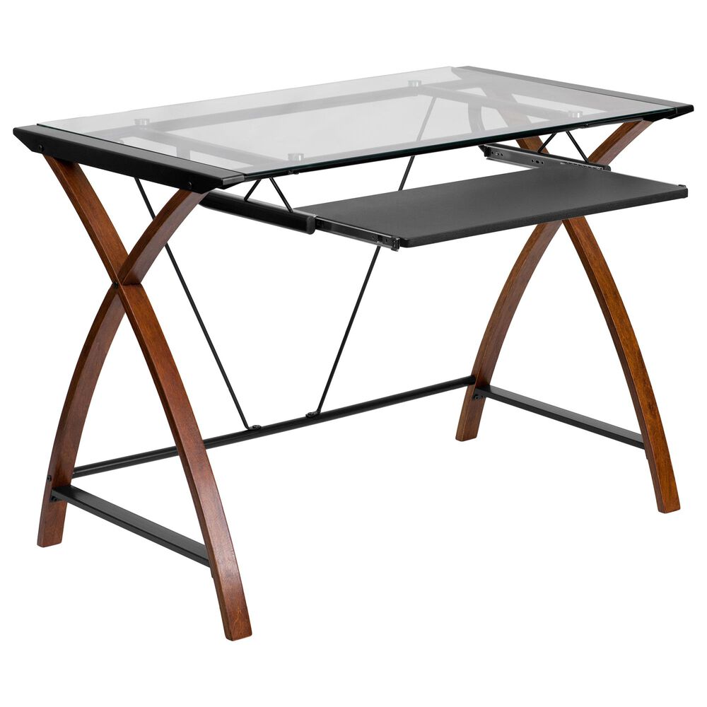 Flash Furniture 29.75" Desk in Red, , large