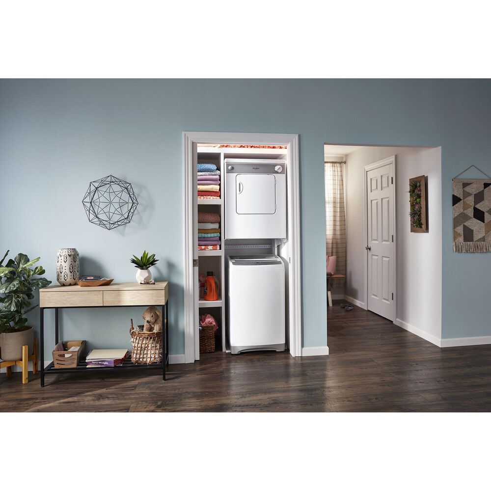 Whirlpool 1.6 Cu. Ft. Compact Top Load Washer with Flexible Installation in White, , large