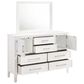 New Heritage Design Andover Dresser Mirror in White, , large