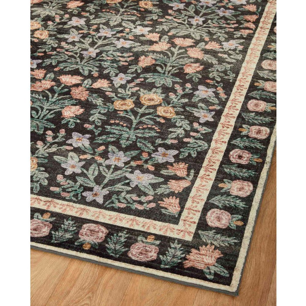 Loloi Rifle Paper Co. x Loloi Eden Mughal Garden Black 8&#39;-6&quot; x 11&#39;-6&quot; Area Rug, , large