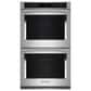 KitchenAid 27" Double Electric Wall Oven with Air Fry Mode in Stainless Steel, , large