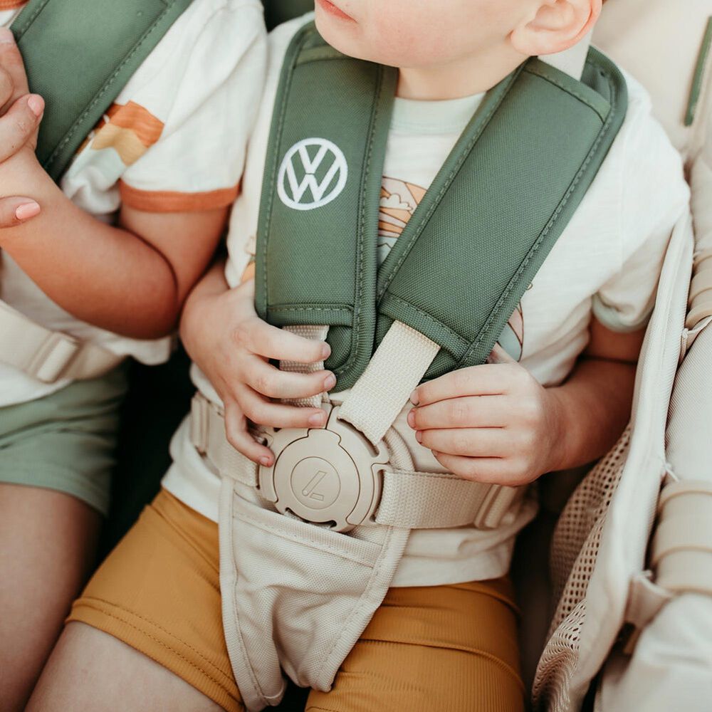 Wonderfold Volkswagen 4-Seater Stroller Wagon in Sage Green, , large