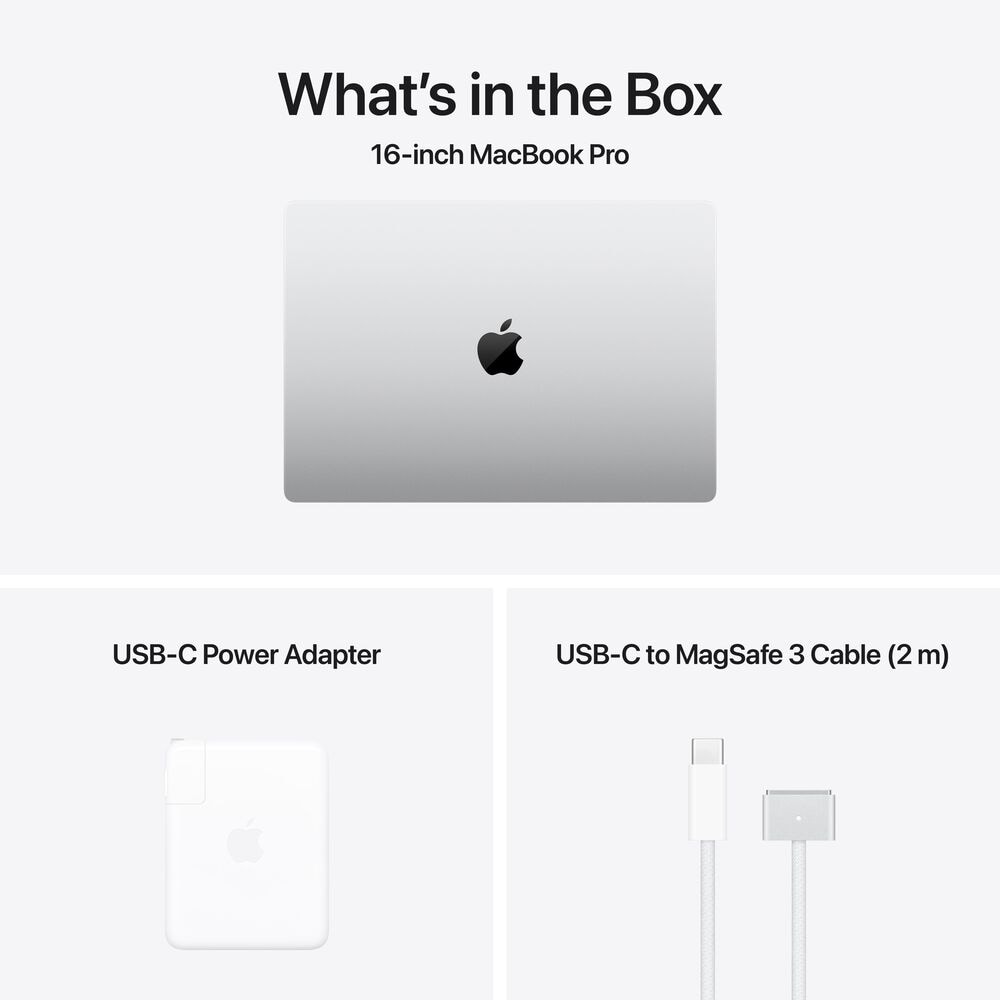 Apple MacBook Pro 16-inch Laptop 14 Core - M4 Pro chip - 24GB Memory - 512GB SSD - Silver &#40;Latest Model&#41;, , large