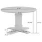 Crosley Furniture Joanna Dining Table in Rustic Brown, , large
