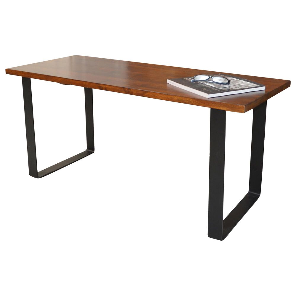 Carolina Chair and Table Braden Bench in Chestnut/Black, , large